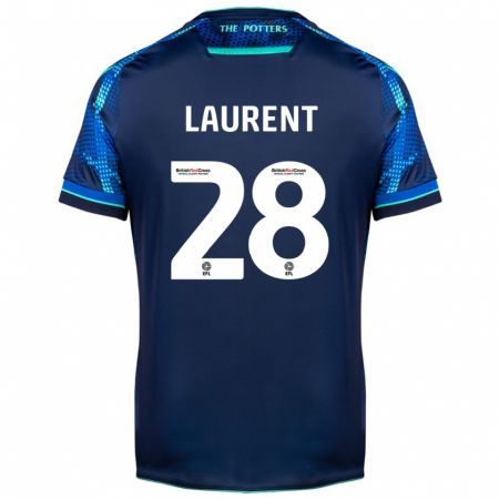 Kandiny Hombre Camiseta Josh Laurent #28 Armada 2ª Equipación 2023/24 La Camisa Chile