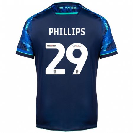 Kandiny Hombre Camiseta D'margio Wright-Phillips #29 Armada 2ª Equipación 2023/24 La Camisa Chile