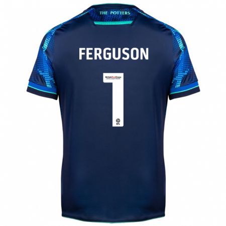 Kandiny Hombre Camiseta Georgie Ferguson #1 Armada 2ª Equipación 2023/24 La Camisa Chile