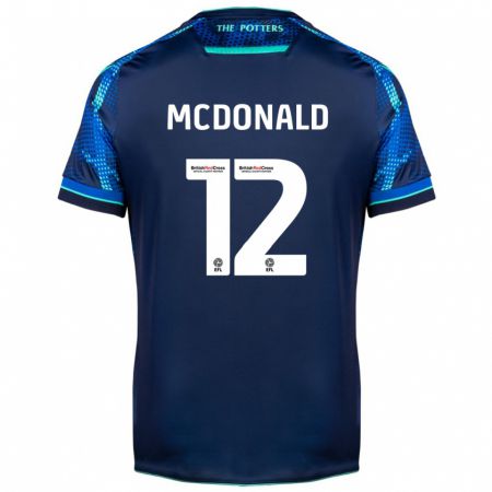 Kandiny Hombre Camiseta Kayleigh Mcdonald #12 Armada 2ª Equipación 2023/24 La Camisa Chile