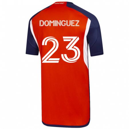 Kandiny Hombre Camiseta Nery Domínguez #23 Blanco 2ª Equipación 2023/24 La Camisa Chile