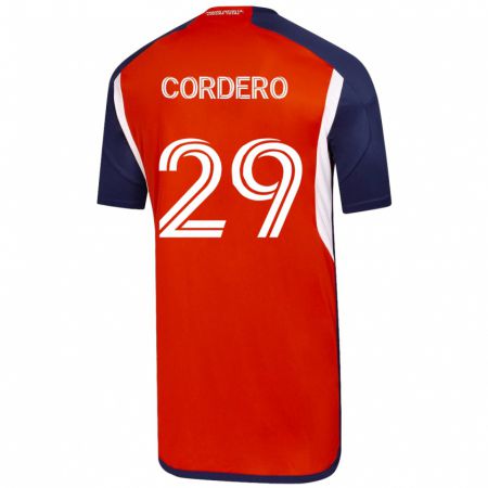 Kandiny Hombre Camiseta Renato Cordero #29 Blanco 2ª Equipación 2023/24 La Camisa Chile