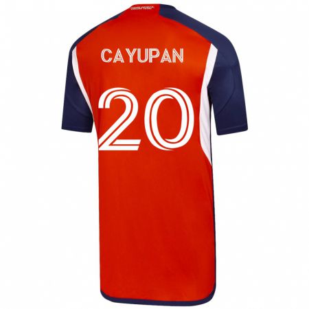 Kandiny Hombre Camiseta Natalia Cayupán #20 Blanco 2ª Equipación 2023/24 La Camisa Chile