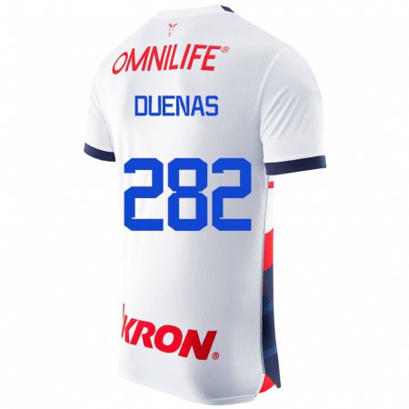 Kandiny Hombre Camiseta Omar Dueñas #282 Blanco 2ª Equipación 2023/24 La Camisa Chile