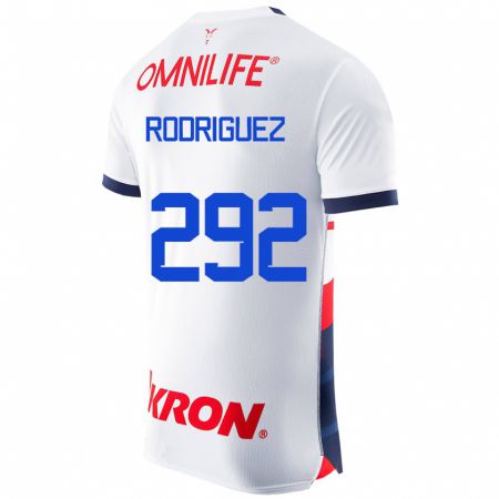 Kandiny Hombre Camiseta Emiliano Rodríguez #292 Blanco 2ª Equipación 2023/24 La Camisa Chile