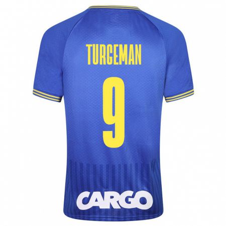 Kandiny Hombre Camiseta Dor Turgeman #9 Azul 2ª Equipación 2023/24 La Camisa Chile