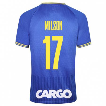 Kandiny Hombre Camiseta Milson #17 Azul 2ª Equipación 2023/24 La Camisa Chile