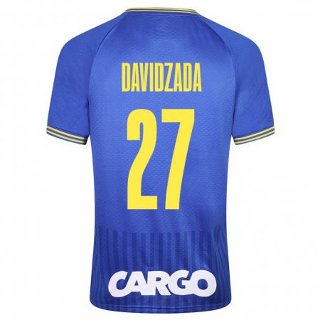 Kandiny Hombre Camiseta Ofir Davidzada #27 Azul 2ª Equipación 2023/24 La Camisa Chile