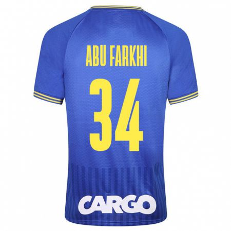 Kandiny Hombre Camiseta Sayed Abu Farkhi #34 Azul 2ª Equipación 2023/24 La Camisa Chile