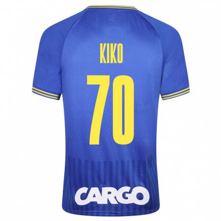 Kandiny Hombre Camiseta Kiko Bondoso #70 Azul 2ª Equipación 2023/24 La Camisa Chile