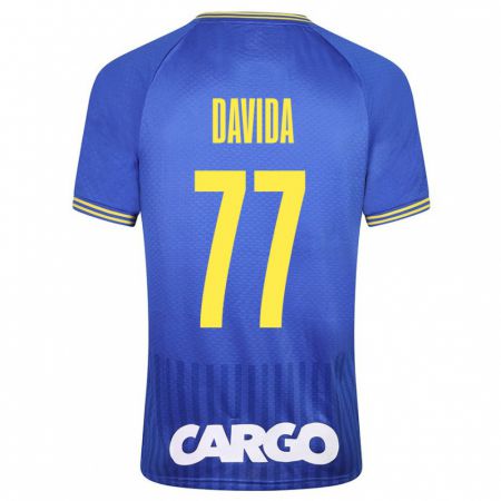 Kandiny Hombre Camiseta Osher Davida #77 Azul 2ª Equipación 2023/24 La Camisa Chile