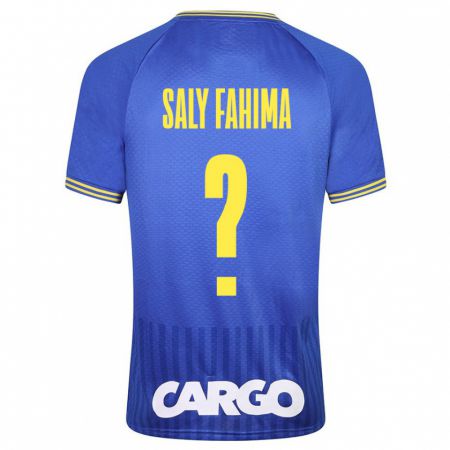 Kandiny Hombre Camiseta Israel Saly Fahima #0 Azul 2ª Equipación 2023/24 La Camisa Chile