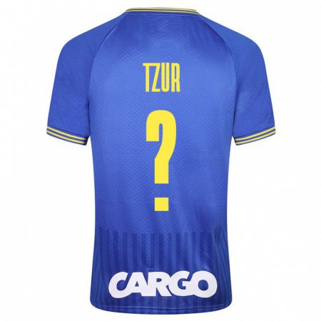 Kandiny Hombre Camiseta Amit Tzur #0 Azul 2ª Equipación 2023/24 La Camisa Chile