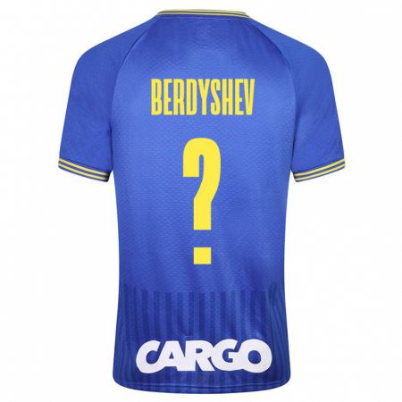 Kandiny Hombre Camiseta Tikhon Berdyshev #0 Azul 2ª Equipación 2023/24 La Camisa Chile