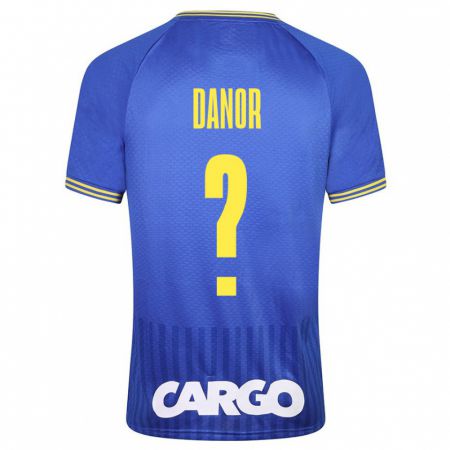 Kandiny Hombre Camiseta Yaheli Danor #0 Azul 2ª Equipación 2023/24 La Camisa Chile