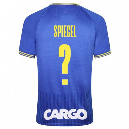 Kandiny Hombre Camiseta Liran Spiegel #0 Azul 2ª Equipación 2023/24 La Camisa Chile