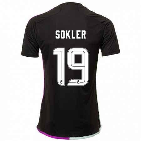 Kandiny Hombre Camiseta Ester Sokler #19 Negro 2ª Equipación 2023/24 La Camisa Chile