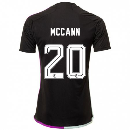 Kandiny Hombre Camiseta Annalisa Mccann #20 Negro 2ª Equipación 2023/24 La Camisa Chile