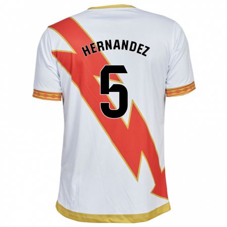 Kandiny Mujer Camiseta Aridane Hernández #5 Blanco 1ª Equipación 2023/24 La Camisa Chile