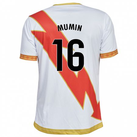Kandiny Mujer Camiseta Abdul Mumin #16 Blanco 1ª Equipación 2023/24 La Camisa Chile