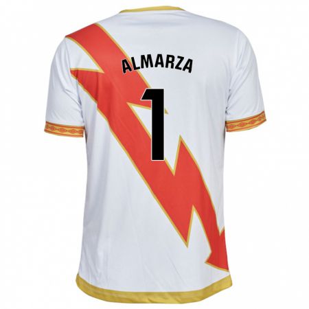 Kandiny Mujer Camiseta Ana Almarza Garrido #1 Blanco 1ª Equipación 2023/24 La Camisa Chile