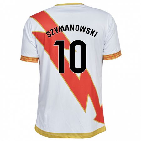 Kandiny Mujer Camiseta Marianela Szymanowski #10 Blanco 1ª Equipación 2023/24 La Camisa Chile