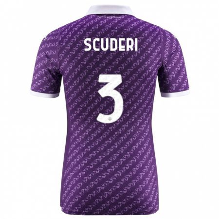 Kandiny Mujer Camiseta Giulio Scuderi #3 Violeta 1ª Equipación 2023/24 La Camisa Chile