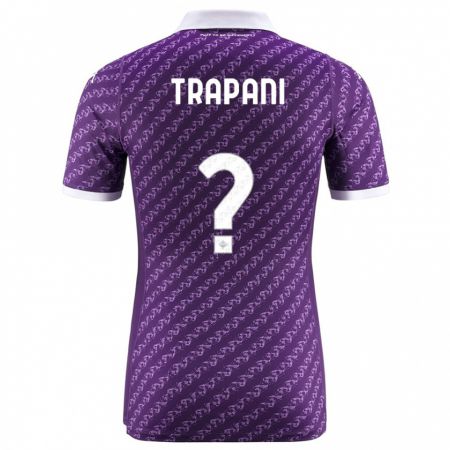 Kandiny Mujer Camiseta Niccolò Trapani #0 Violeta 1ª Equipación 2023/24 La Camisa Chile