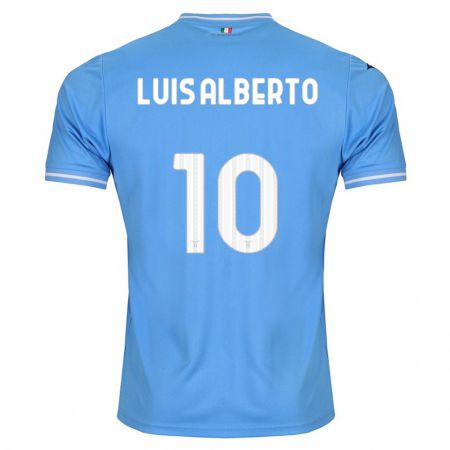 Kandiny Mujer Camiseta Luis Alberto #10 Azul 1ª Equipación 2023/24 La Camisa Chile