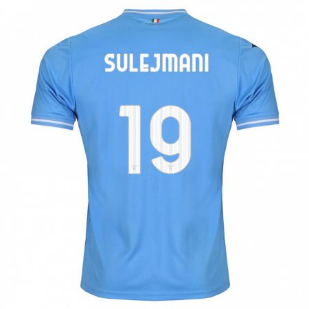 Kandiny Mujer Camiseta Flavio Sulejmani #19 Azul 1ª Equipación 2023/24 La Camisa Chile