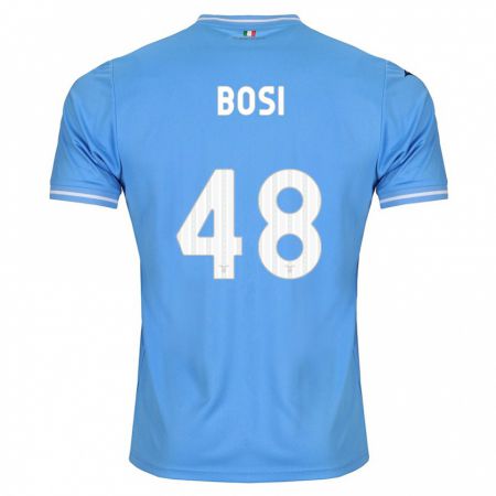 Kandiny Mujer Camiseta Gioele Bosi #48 Azul 1ª Equipación 2023/24 La Camisa Chile