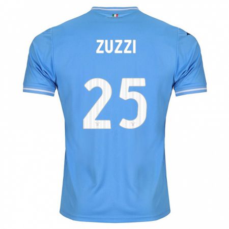 Kandiny Mujer Camiseta Giorgia Zuzzi #25 Azul 1ª Equipación 2023/24 La Camisa Chile