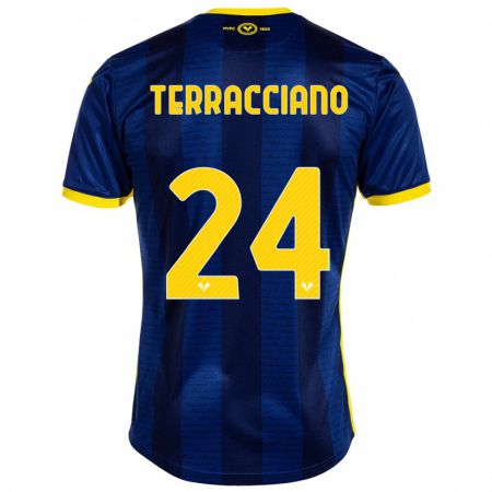 Kandiny Mujer Camiseta Filippo Terracciano #24 Armada 1ª Equipación 2023/24 La Camisa Chile