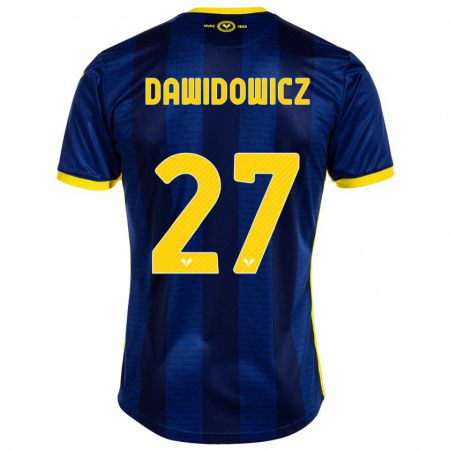 Kandiny Mujer Camiseta Pawel Dawidowicz #27 Armada 1ª Equipación 2023/24 La Camisa Chile