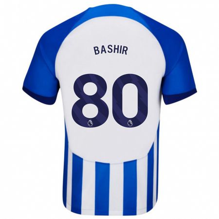 Kandiny Mujer Camiseta Sahil Bashir #80 Azul 1ª Equipación 2023/24 La Camisa Chile