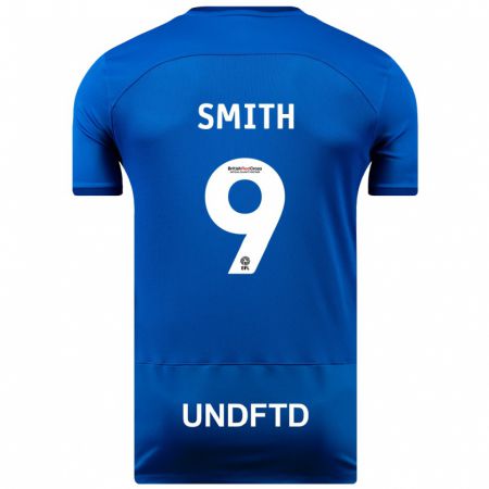 Kandiny Mujer Camiseta Libby Smith #9 Azul 1ª Equipación 2023/24 La Camisa Chile