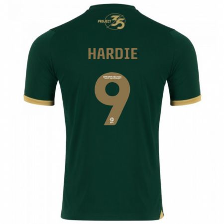Kandiny Mujer Camiseta Ryan Hardie #9 Verde 1ª Equipación 2023/24 La Camisa Chile