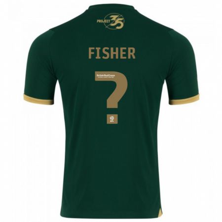 Kandiny Mujer Camiseta Cole Fisher #0 Verde 1ª Equipación 2023/24 La Camisa Chile