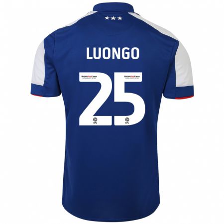Kandiny Mujer Camiseta Massimo Luongo #25 Azul 1ª Equipación 2023/24 La Camisa Chile