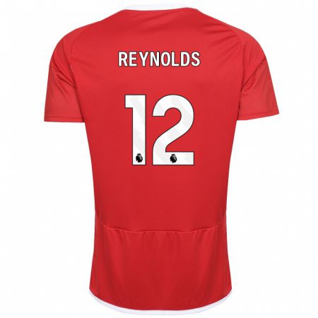 Kandiny Mujer Camiseta Niamh Reynolds #12 Rojo 1ª Equipación 2023/24 La Camisa Chile