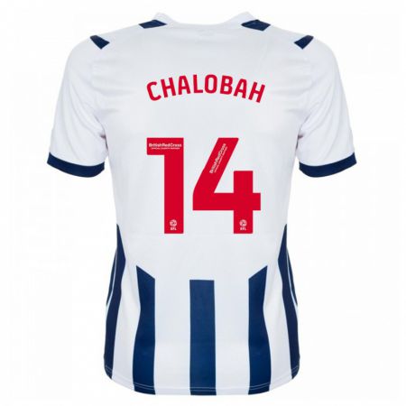 Kandiny Mujer Camiseta Nathaniel Chalobah #14 Blanco 1ª Equipación 2023/24 La Camisa Chile