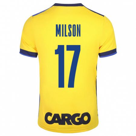 Kandiny Mujer Camiseta Milson #17 Amarillo 1ª Equipación 2023/24 La Camisa Chile