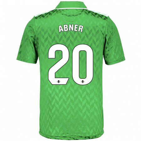 Kandiny Mujer Camiseta Abner #20 Verde 2ª Equipación 2023/24 La Camisa Chile