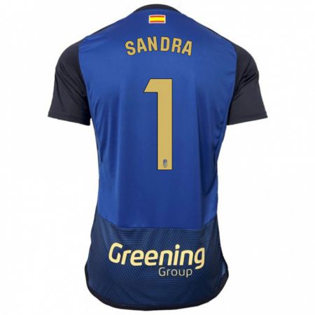 Kandiny Mujer Camiseta Sandra #1 Armada 2ª Equipación 2023/24 La Camisa Chile