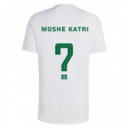 Kandiny Mujer Camiseta Roy Moshe Katri #0 Verde Azul 2ª Equipación 2023/24 La Camisa Chile