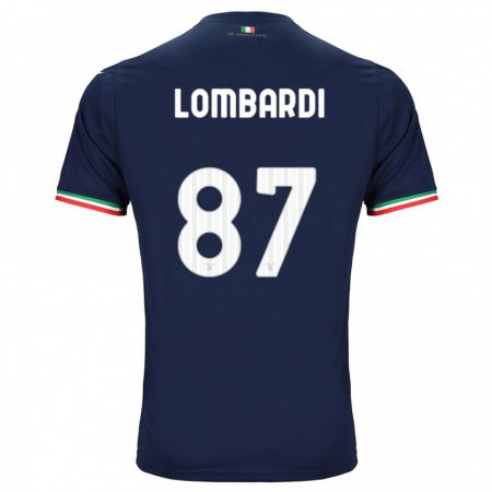 Kandiny Mujer Camiseta Cristiano Lombardi #87 Armada 2ª Equipación 2023/24 La Camisa Chile