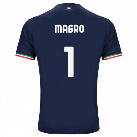 Kandiny Mujer Camiseta Federico Magro #1 Armada 2ª Equipación 2023/24 La Camisa Chile