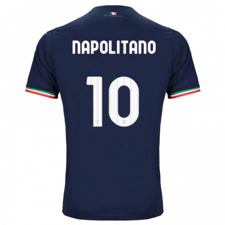 Kandiny Mujer Camiseta Luca Napolitano #10 Armada 2ª Equipación 2023/24 La Camisa Chile