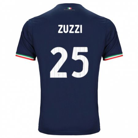 Kandiny Mujer Camiseta Giorgia Zuzzi #25 Armada 2ª Equipación 2023/24 La Camisa Chile