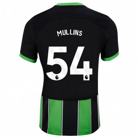 Kandiny Mujer Camiseta Jamie Mullins #54 Verde Negro 2ª Equipación 2023/24 La Camisa Chile